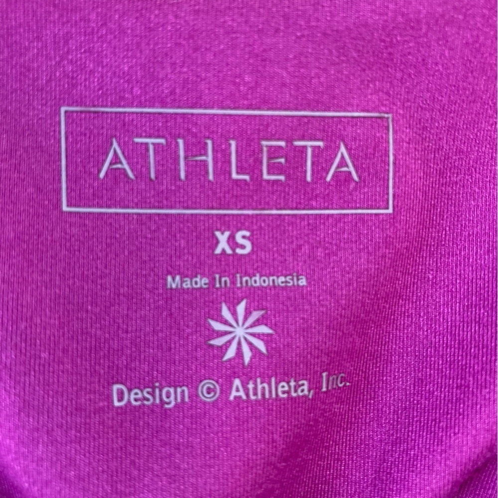 Athleta Dress Tangelo Sleeveless Twist Front Sport Berry/Purple (Size XS) - Picture 5 of 9
